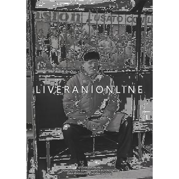 RETROSPETTIVA NILS LIEDHOLM ALLENATORE NELLA FOTO NILS LIEDHOLM ALLENATORE MILAN NELL\'ANNO 1986  AG ALDO LIVERANI SAS 