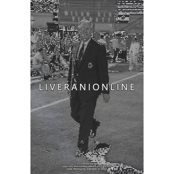 RETROSPETTIVA NILS LIEDHOLM ALLENATORE NELLA FOTO NILS LIEDHOLM ALLENATORE MILAN NELL\'ANNO 1986  AG ALDO LIVERANI SAS 