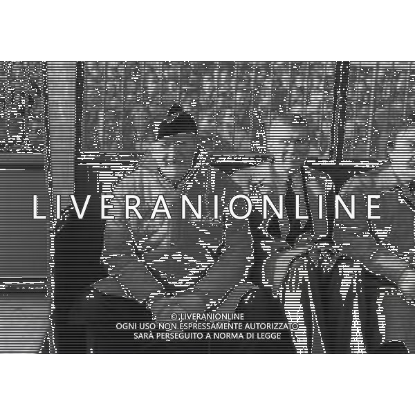 RETROSPETTIVA NILS LIEDHOLM ALLENATORE NELLA FOTO NILS LIEDHOLM ALLENATORE MILAN NELL\'ANNO 1986  AG ALDO LIVERANI SAS 