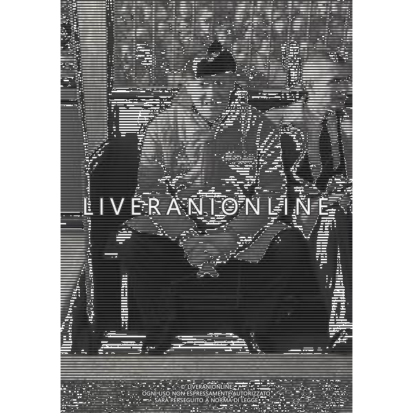 RETROSPETTIVA NILS LIEDHOLM ALLENATORE NELLA FOTO NILS LIEDHOLM ALLENATORE MILAN NELL\'ANNO 1986  AG ALDO LIVERANI SAS 