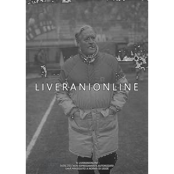 RETROSPETTIVA NILS LIEDHOLM ALLENATORE NELLA FOTO NILS LIEDHOLM ALLENATORE MILAN NELL\'ANNO 1986  AG ALDO LIVERANI SAS 