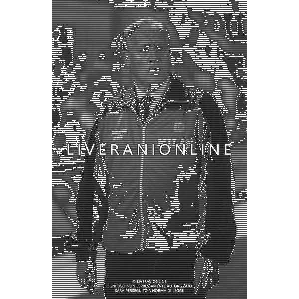 RETROSPETTIVA NILS LIEDHOLM ALLENATORE NELLA FOTO NILS LIEDHOLM ALLENATORE MILAN NELL\'ANNO 1986  AG ALDO LIVERANI SAS 