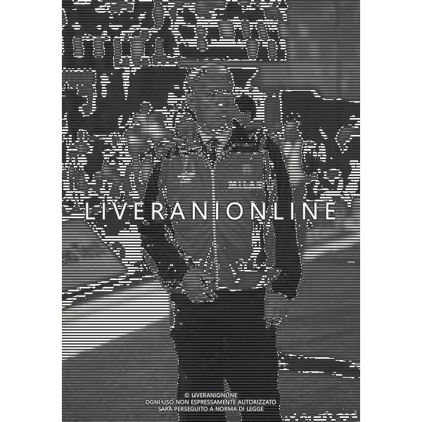 RETROSPETTIVA NILS LIEDHOLM ALLENATORE NELLA FOTO NILS LIEDHOLM ALLENATORE MILAN NELL\'ANNO 1986  AG ALDO LIVERANI SAS 