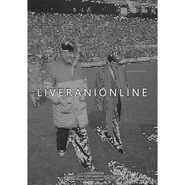 RETROSPETTIVA NILS LIEDHOLM ALLENATORE NELLA FOTO NILS LIEDHOLM ALLENATORE MILAN NELL\'ANNO 1986 CON GIANCARLO DE SISTI AG ALDO LIVERANI SAS 