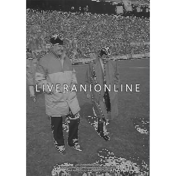 RETROSPETTIVA NILS LIEDHOLM ALLENATORE NELLA FOTO NILS LIEDHOLM ALLENATORE MILAN NELL\'ANNO 1986 CON GIANCARLO DE SISTI  AG ALDO LIVERANI SAS 