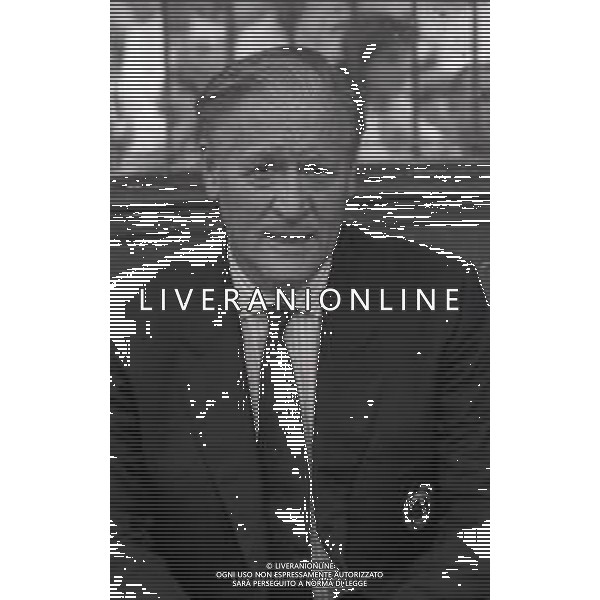 RETROSPETTIVA NILS LIEDHOLM ALLENATORE NELLA FOTO NILS LIEDHOLM ALLENATORE MILAN NELL\'ANNO 1986  AG ALDO LIVERANI SAS 