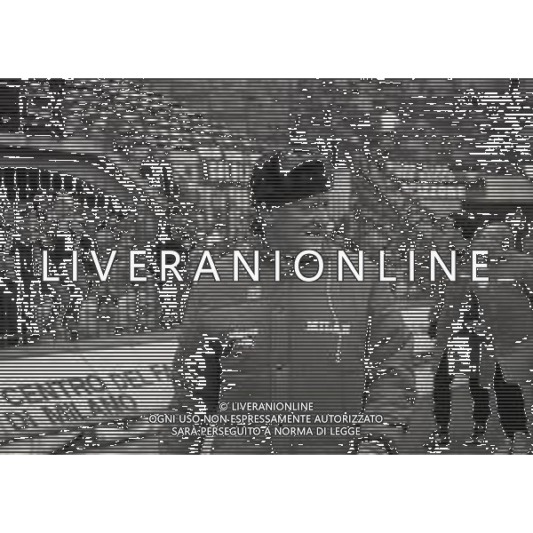 RETROSPETTIVA NILS LIEDHOLM ALLENATORE NELLA FOTO NILS LIEDHOLM ALLENATORE MILAN NELL\'ANNO 1986  AG ALDO LIVERANI SAS 