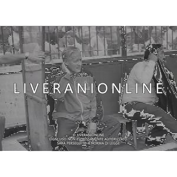 RETROSPETTIVA NILS LIEDHOLM ALLENATORE NELLA FOTO NILS LIEDHOLM ALLENATORE MILAN NELL\'ANNO 1986  AG ALDO LIVERANI SAS 