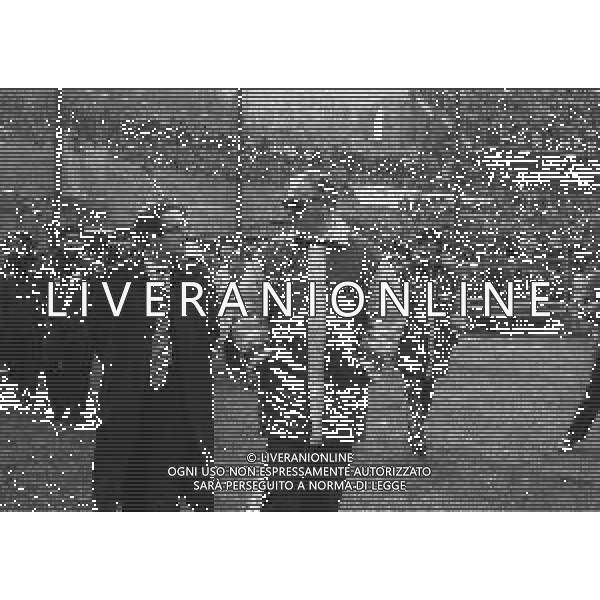 RETROSPETTIVA NILS LIEDHOLM ALLENATORE NELLA FOTO NILS LIEDHOLM ALLENATORE ROMA CALCIO NELL\'ANNO 1987-1988 CON PIER PAOLO MARINO AG ALDO LIVERANI SAS 