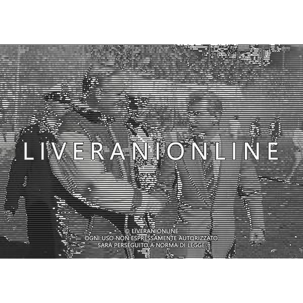 RETROSPETTIVA NILS LIEDHOLM ALLENATORE NELLA FOTO NILS LIEDHOLM ALLENATORE ROMA CALCIO NELL\'ANNO 1987-1988 CON GIOVANNI TRAPATTONI AG ALDO LIVERANI SAS   