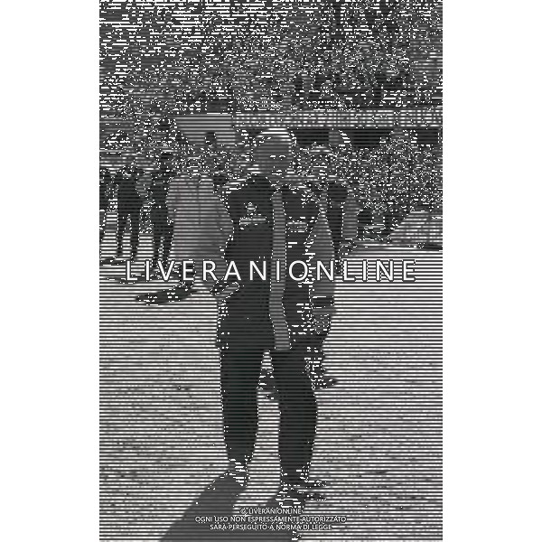RETROSPETTIVA NILS LIEDHOLM ALLENATORE NELLA FOTO NILS LIEDHOLM ALLENATORE ROMA CALCIO NELL\'ANNO 1987-1988  AG ALDO LIVERANI SAS  