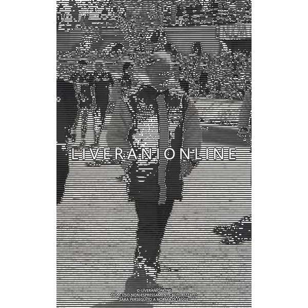 RETROSPETTIVA NILS LIEDHOLM ALLENATORE NELLA FOTO NILS LIEDHOLM ALLENATORE ROMA CALCIO NELL\'ANNO 1987-1988  AG ALDO LIVERANI SAS  