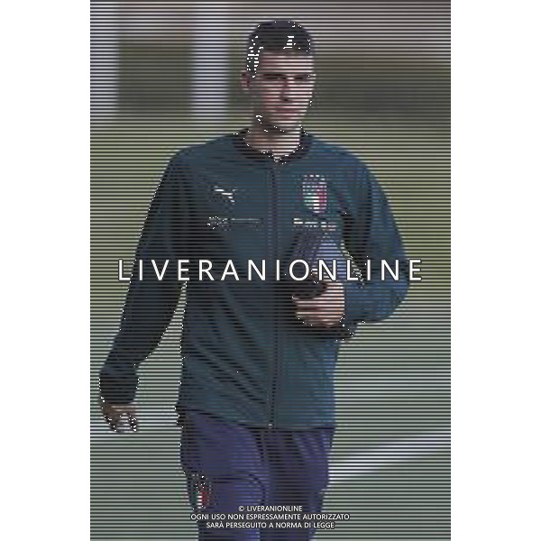 Ritiro della Nazionale Italiana di Calcio presso il centro tecnico federale della FIGC a Coverciano - nella foto: gianluca mancini ©Claudio Zamagni/Agenzia Aldo Liverani