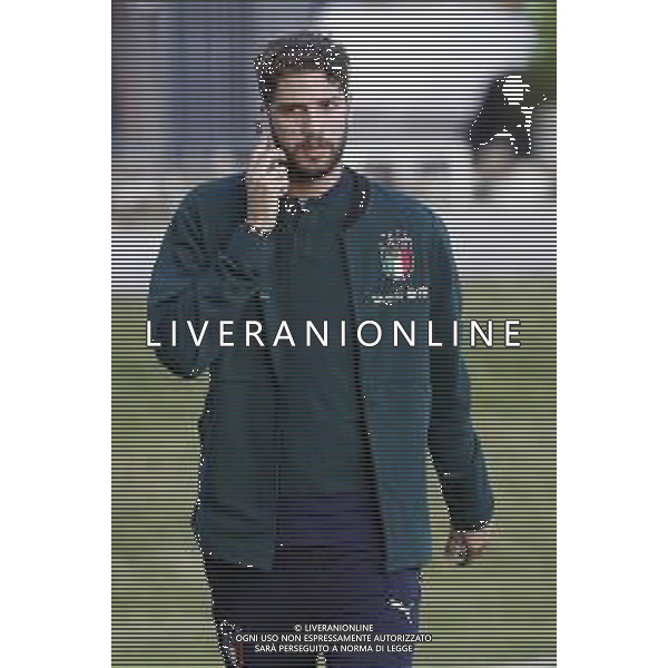 Ritiro della Nazionale Italiana di Calcio presso il centro tecnico federale della FIGC a Coverciano - nella foto: locatelli ©Claudio Zamagni/Agenzia Aldo Liverani