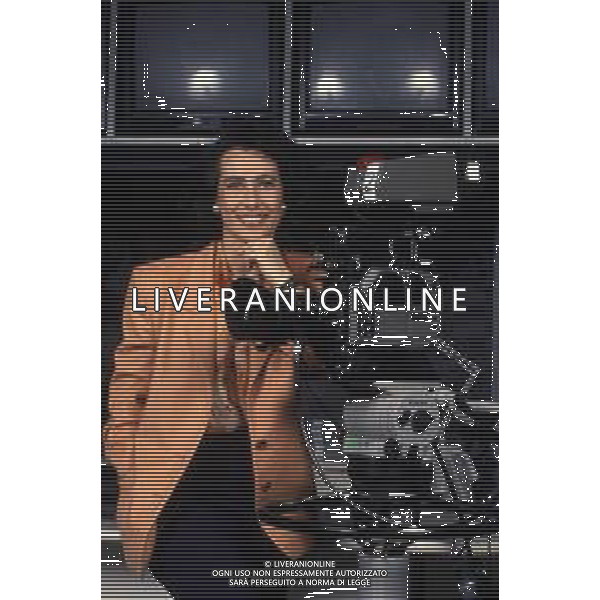 RETROSPETTIVA CESARA BUONAMICI GIORNALISTA NELLA FOTO CESARA BUONAMICI GIORNALISTA TELEVISIVA DELLE RETI MEDIASET AG ALDO LIVERANI SAS