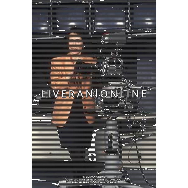 RETROSPETTIVA CESARA BUONAMICI GIORNALISTA NELLA FOTO CESARA BUONAMICI GIORNALISTA TELEVISIVA DELLE RETI MEDIASET AG ALDO LIVERANI SAS