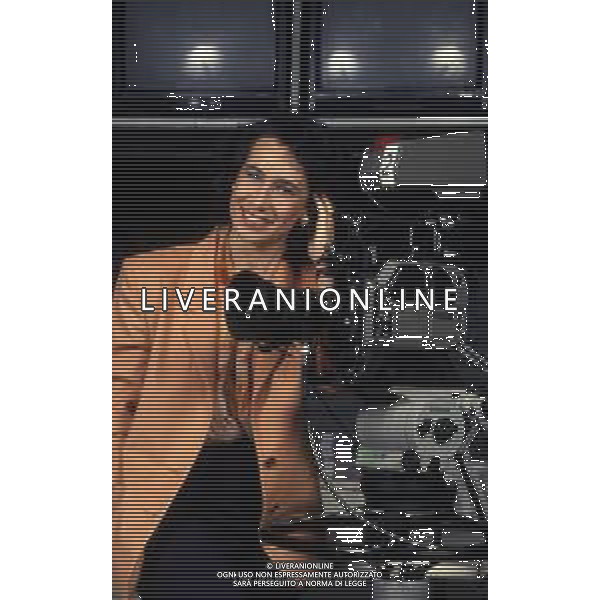 RETROSPETTIVA CESARA BUONAMICI GIORNALISTA NELLA FOTO CESARA BUONAMICI GIORNALISTA TELEVISIVA DELLE RETI MEDIASET AG ALDO LIVERANI SAS