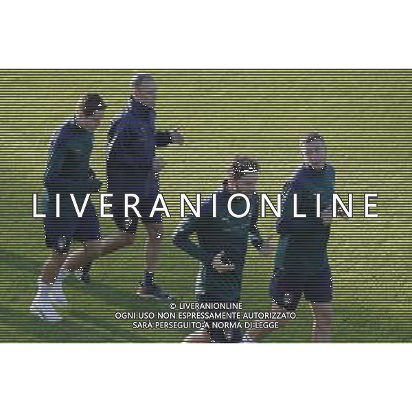 Ritiro della Nazionale Italiana di Calcio presso il centro tecnico federale della FIGC a Coverciano - nella foto: manuel locatelli -Federico bernardeschi - federico chiesa ©Claudio Zamagni/Agenzia Aldo Liverani / AGENZIA ALDO LIVERANI SAS