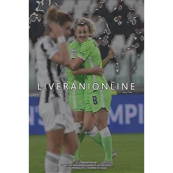 Torino 09.11.2021 Stadio Allianz Stadium ©Manuela Viganti/Agenzia Aldo Liverani Juventus vs Wolfsburg Champions League Women\'s 2021/2022 Nella foto: esultanza del wolfsburg dopo il gol di Lena lattwein ©VIGANTI/AGENZIA ALDO LIVERANI SAS
