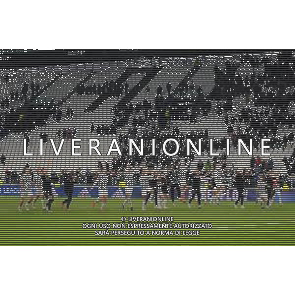 Torino 09.11.2021 Stadio Allianz Stadium ©Manuela Viganti/Agenzia Aldo Liverani Juventus vs Wolfsburg Champions League Women\'s 2021/2022 Nella foto: festa juventus a fine gara esultanza ©VIGANTI/AGENZIA ALDO LIVERANI SAS