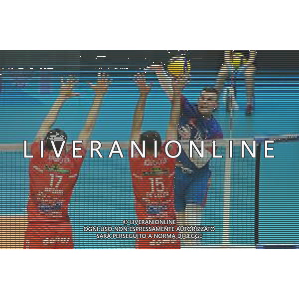 © TVRG Vlad Davyskiba (Monza) Vero Volley Monza vs Cucine Lube Civitanova Campionato SuperLega Credem Banca - 11a giornata Monza 10-11-2021 Arena di Monza foto Roberto Garavaglia/ag. Aldo Liverani sas