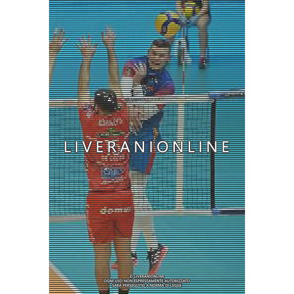 © TVRG Vlad Davyskiba (Monza) Vero Volley Monza vs Cucine Lube Civitanova Campionato SuperLega Credem Banca - 11a giornata Monza 10-11-2021 Arena di Monza foto Roberto Garavaglia/ag. Aldo Liverani sas