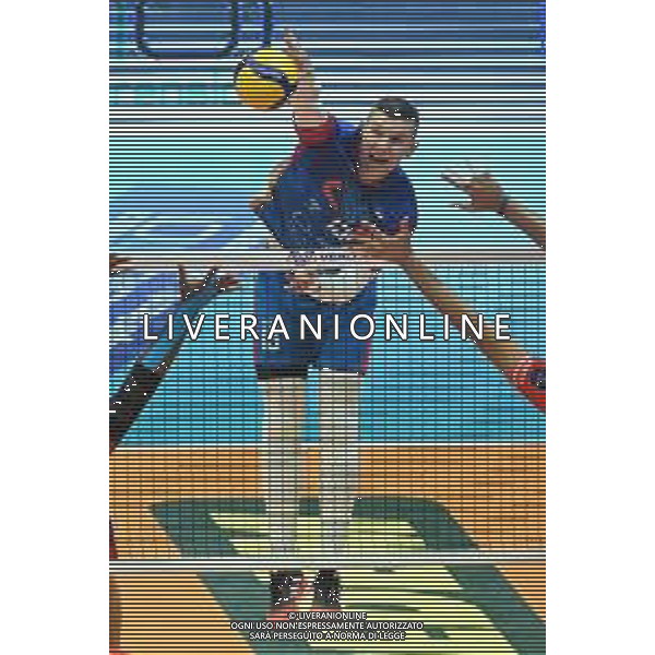 © TVRG Vlad Davyskiba (Monza) Vero Volley Monza vs Cucine Lube Civitanova Campionato SuperLega Credem Banca - 11a giornata Monza 10-11-2021 Arena di Monza foto Roberto Garavaglia/ag. Aldo Liverani sas