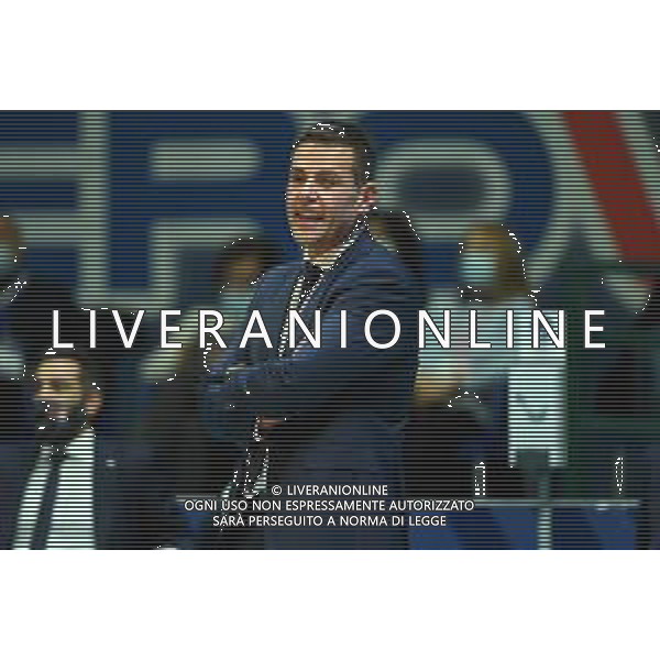 © TVRG Gianlorenzo Blengini allenatore Civitanova Vero Volley Monza vs Cucine Lube Civitanova Campionato SuperLega Credem Banca - 11a giornata Monza 10-11-2021 Arena di Monza foto Roberto Garavaglia/ag. Aldo Liverani sas