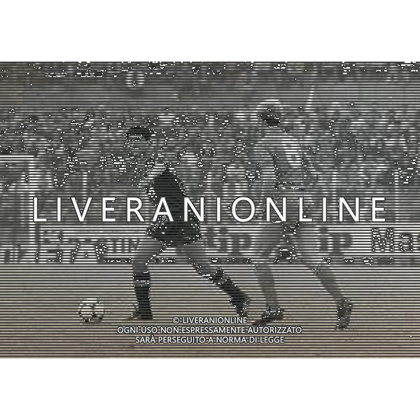 25-04-1982 COMO CAMPIONATO DI CALCIO SERIE A COMO-ROMA 0-1 NELLA FOTO AGOSTINO DI BARTOLOMEI AG ALDO LIVERANI SAS