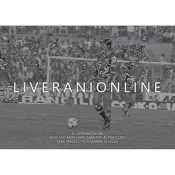 25-04-1982 COMO CAMPIONATO DI CALCIO SERIE A COMO-ROMA 0-1 NELLA FOTO AGOSTINO DI BARTOLOMEI AG ALDO LIVERANI SAS