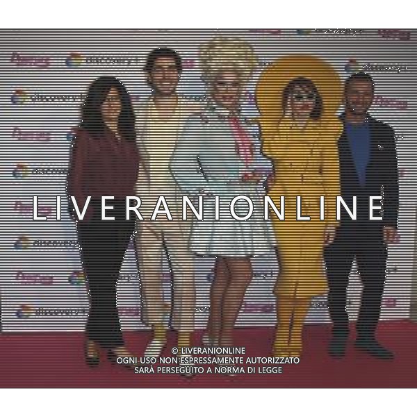 Milano ( MI ) 12/11/2021 Photocall Drag Race Italia Nella foto: Laura Carafoli, Tommaso Zorzi, Mariano Gallo in arte Priscilla e Chiara Francini e Dimitri Cocciuti PH Lauro Montagnini/AGENZIA ALDO LIVERANI SAS