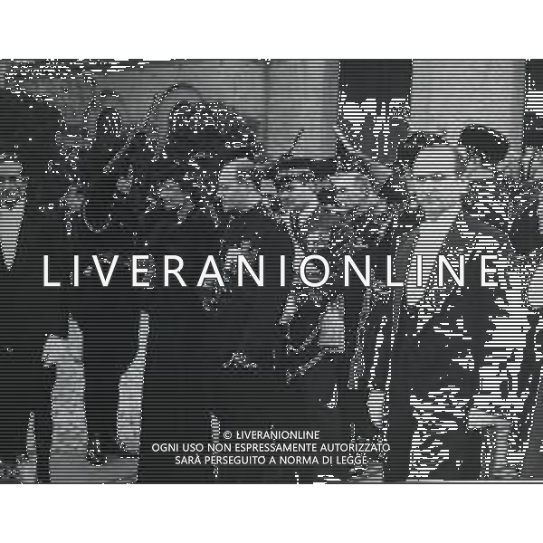 1939 ROMA- MATRIMONIO BRUNO MUSSOLINI NELLA FOTO INVITATI DE BONO E VITO MUSSOLINI FOTO SANDRO VESPASIANI-AG ALDO LIVERANI SAS