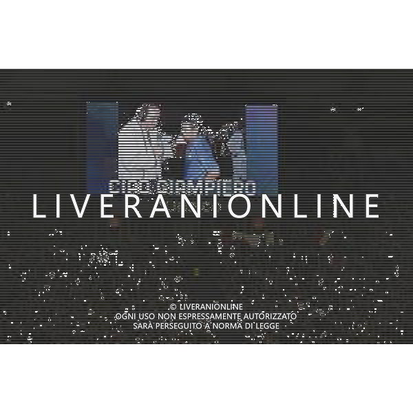 ITALIA vs SVIZZERA Qualificazioni Europee del Gruppo C ai Mondiali del Qatar 2022 12/11/2021 - nella foto: ricordo per giampiero galeazzi ©Claudio Zamagni/Agenzi Aldo Liverani s.a.s. during European Qualifying Round group C of FIFA World Championship of Qatar 2022 between Italy and Swiss at Olympic Stadium on November 12 2021 in Rome photo credit by Claudio Zamagni/Aldo Liverani Photo Agency/AGENZIA ALDO LIVERANI SAS