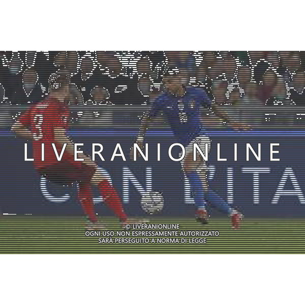 ITALIA vs SVIZZERA Qualificazioni Europee del Gruppo C ai Mondiali del Qatar 2022 12/11/2021 - nella foto: Emerson(Italia) ©Claudio Zamagni/Agenzi Aldo Liverani s.a.s. during European Qualifying Round group C of FIFA World Championship of Qatar 2022 between Italy and Swiss at Olympic Stadium on November 12 2021 in Rome photo credit by Claudio Zamagni/Aldo Liverani Photo Agency/AGENZIA ALDO LIVERANI SAS
