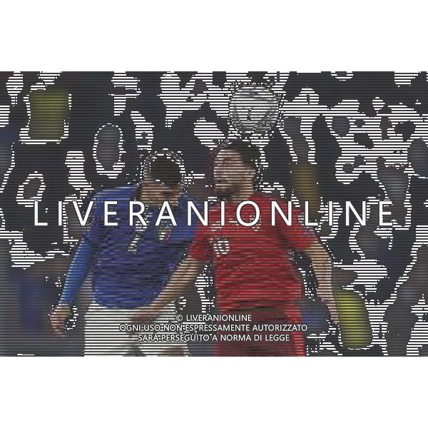 ITALIA vs SVIZZERA Qualificazioni Europee del Gruppo C ai Mondiali del Qatar 2022 12/11/2021 - nella foto: imeri e Di Lorenzo Giovanni(Italia)- ©Claudio Zamagni/Agenzi Aldo Liverani s.a.s. during European Qualifying Round group C of FIFA World Championship of Qatar 2022 between Italy and Swiss at Olympic Stadium on November 12 2021 in Rome photo credit by Claudio Zamagni/Aldo Liverani Photo Agency/AGENZIA ALDO LIVERANI SAS