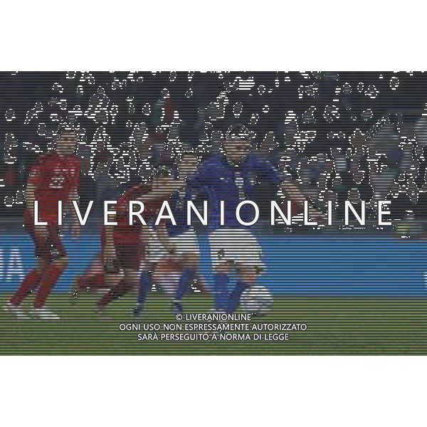 ITALIA vs SVIZZERA Qualificazioni Europee del Gruppo C ai Mondiali del Qatar 2022 12/11/2021 - nella foto: rigore battuto da Jorginho(Italia)- sbagliato tirato alto ©Claudio Zamagni/Agenzi Aldo Liverani s.a.s. during European Qualifying Round group C of FIFA World Championship of Qatar 2022 between Italy and Swiss at Olympic Stadium on November 12 2021 in Rome photo credit by Claudio Zamagni/Aldo Liverani Photo Agency/AGENZIA ALDO LIVERANI SAS