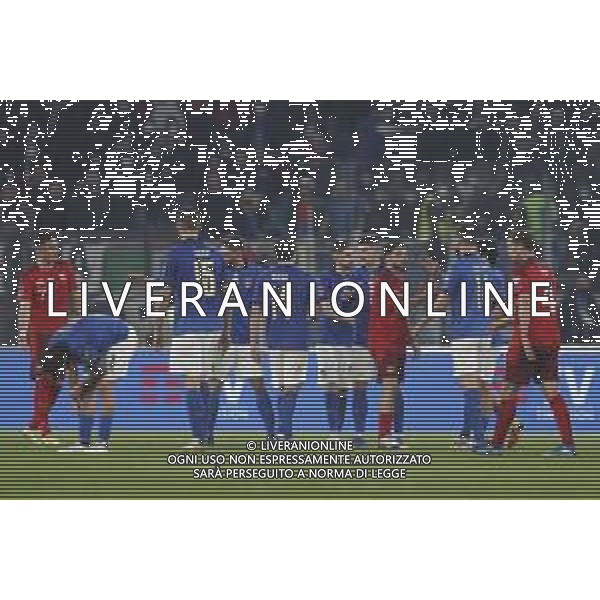 ITALIA vs SVIZZERA Qualificazioni Europee del Gruppo C ai Mondiali del Qatar 2022 12/11/2021 - nella foto: delusione dell\'Italia a fine gara ©Claudio Zamagni/Agenzi Aldo Liverani s.a.s. during European Qualifying Round group C of FIFA World Championship of Qatar 2022 between Italy and Swiss at Olympic Stadium on November 12 2021 in Rome photo credit by Claudio Zamagni/Aldo Liverani Photo Agency/AGENZIA ALDO LIVERANI SAS