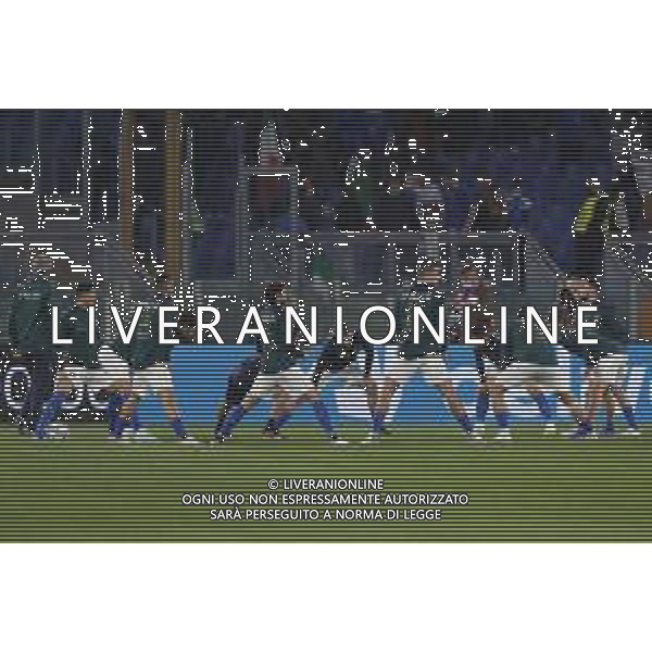 ITALIA vs SVIZZERA Qualificazioni Europee del Gruppo C ai Mondiali del Qatar 2022 12/11/2021 - nella foto:riscaldamento italia ©Claudio Zamagni/Agenzi Aldo Liverani s.a.s. during European Qualifying Round group C of FIFA World Championship of Qatar 2022 between Italy and Swiss at Olympic Stadium on November 12 2021 in Rome photo credit by Claudio Zamagni/Aldo Liverani Photo Agency