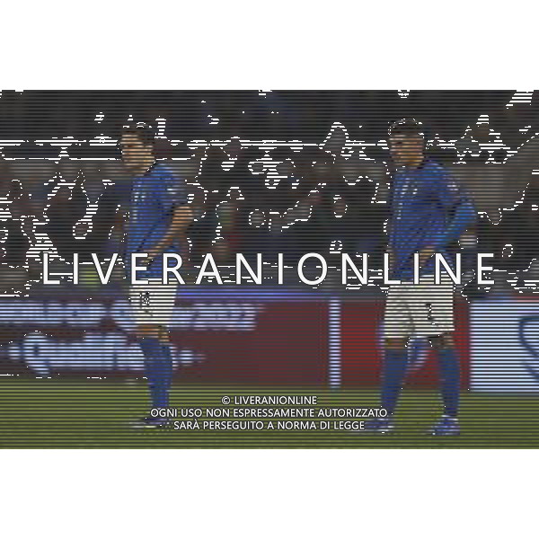 ITALIA vs SVIZZERA Qualificazioni Europee del Gruppo C ai Mondiali del Qatar 2022 12/11/2021 - nella foto: Chiesa Federico(Italia) Di Lorenzo Giovanni(Italia)- ©Claudio Zamagni/Agenzi Aldo Liverani s.a.s. Chiesa Federico(Italia) Di Lorenzo Giovanni(Italia)- during European Qualifying Round group C of FIFA World Championship of Qatar 2022 between Italy and Swiss at Olympic Stadium on November 12 2021 in Rome photo credit by Claudio Zamagni/Aldo Liverani Photo Agency