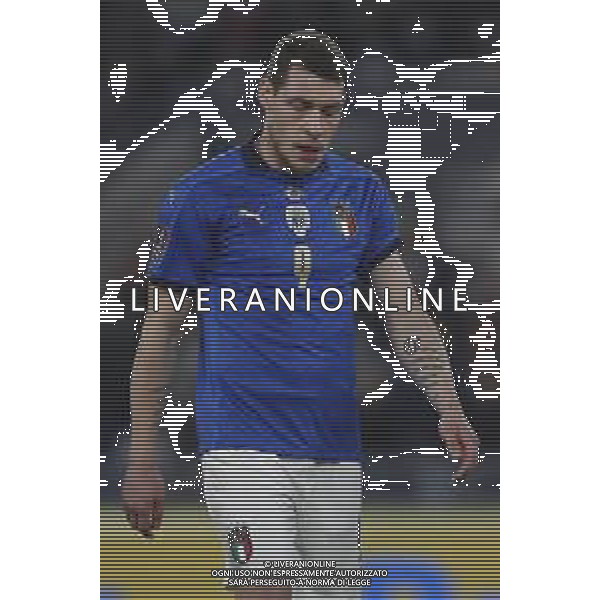 ITALIA vs SVIZZERA Qualificazioni Europee del Gruppo C ai Mondiali del Qatar 2022 12/11/2021 - nella foto: Belotti Andrea(Italia) ©Claudio Zamagni/Agenzi Aldo Liverani s.a.s. Belotti Andrea(Italia) during European Qualifying Round group C of FIFA World Championship of Qatar 2022 between Italy and Swiss at Olympic Stadium on November 12 2021 in Rome photo credit by Claudio Zamagni/Aldo Liverani Photo Agency