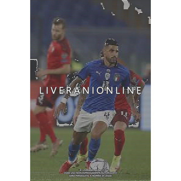 ITALIA vs SVIZZERA Qualificazioni Europee del Gruppo C ai Mondiali del Qatar 2022 12/11/2021 - nella foto: Emerson(Italia) ©Claudio Zamagni/Agenzi Aldo Liverani s.a.s. Emerson(Italia) during European Qualifying Round group C of FIFA World Championship of Qatar 2022 between Italy and Swiss at Olympic Stadium on November 12 2021 in Rome photo credit by Claudio Zamagni/Aldo Liverani Photo Agency