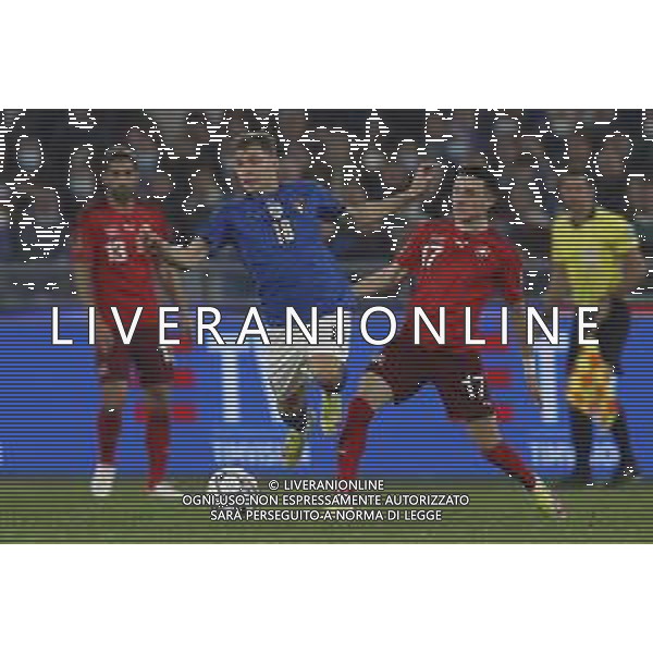 ITALIA vs SVIZZERA Qualificazioni Europee del Gruppo C ai Mondiali del Qatar 2022 12/11/2021 - nella foto: Barella Nicolo’(Italia)- ©Claudio Zamagni/Agenzi Aldo Liverani s.a.s. Barella Nicolo’(Italia)- during European Qualifying Round group C of FIFA World Championship of Qatar 2022 between Italy and Swiss at Olympic Stadium on November 12 2021 in Rome photo credit by Claudio Zamagni/Aldo Liverani Photo Agency