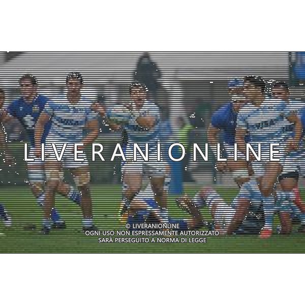 GriffoniE/LMedia - Test Match 2021, Italy vs Argentina - Autumn Nations Cup rugby match 13 November 2021 - Monigo stadium, Treviso, Italy Photo showing: Tomas Cubelli (Argentina) carries the ball @GriffoniE/LMedia AG ALDO LIVERANI SAS