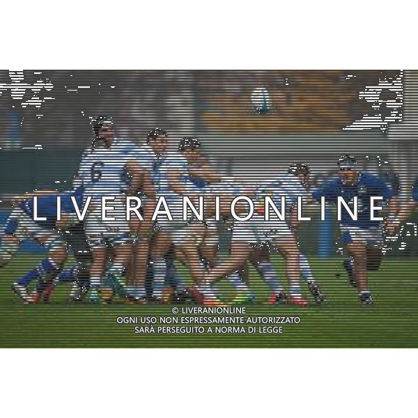 GriffoniE/LMedia - Test Match 2021, Italy vs Argentina - Autumn Nations Cup rugby match 13 November 2021 - Monigo stadium, Treviso, Italy Photo showing: Tomas Cubelli (Argentina) carries on the ball @GriffoniE/LMedia AG ALDO LIVERANI SAS
