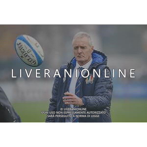 GriffoniE/LMedia - Test Match 2021, Italy vs Argentina - Autumn Nations Cup rugby match 13 November 2021 - Monigo stadium, Treviso, Italy Photo showing: Kieran Crowley (Head coach Italy) @GriffoniE/LMedia/AGENZIA ALDO LIVERANI SAS