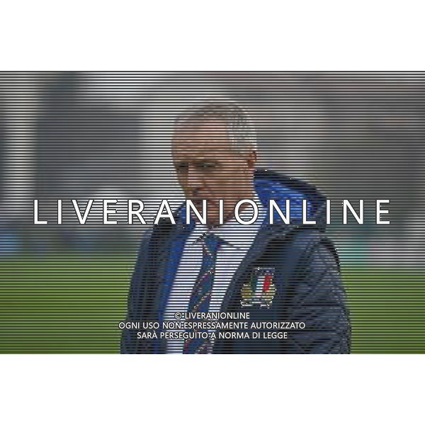 GriffoniE/LMedia - Test Match 2021, Italy vs Argentina - Autumn Nations Cup rugby match 13 November 2021 - Monigo stadium, Treviso, Italy Photo showing: Kieran Crowley (Head coach Italy) @GriffoniE/LMedia/AGENZIA ALDO LIVERANI SAS