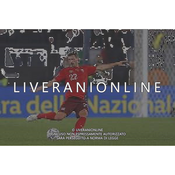ITALIA vs SVIZZERA Qualificazioni Europee del Gruppo C ai Mondiali del Qatar 2022 12/11/2021 - nella foto: schar fabian ©Claudio Zamagni/Agenzi Aldo Liverani s.a.s. schar fabian during European Qualifying Round group C of FIFA World Championship of Qatar 2022 between Italy and Swiss at Olympic Stadium on November 12 2021 in Rome photo credit by Claudio Zamagni/Aldo Liverani Photo Agency