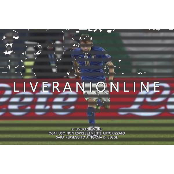 ITALIA vs SVIZZERA Qualificazioni Europee del Gruppo C ai Mondiali del Qatar 2022 12/11/2021 - nella foto: Barella Nicolo’(Italia)- ©Claudio Zamagni/Agenzi Aldo Liverani s.a.s. Barella Nicolo’(Italia)- during European Qualifying Round group C of FIFA World Championship of Qatar 2022 between Italy and Swiss at Olympic Stadium on November 12 2021 in Rome photo credit by Claudio Zamagni/Aldo Liverani Photo Agency