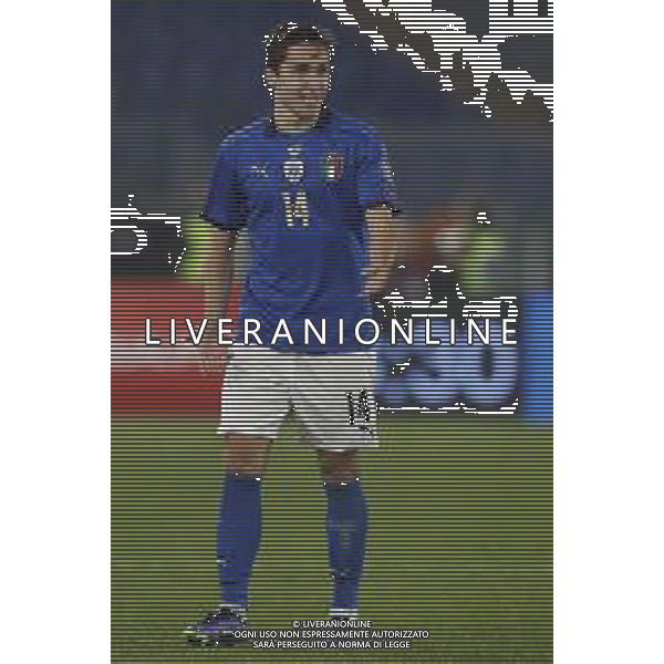 ITALIA vs SVIZZERA Qualificazioni Europee del Gruppo C ai Mondiali del Qatar 2022 12/11/2021 - nella foto: Chiesa Federico(Italia) ©Claudio Zamagni/Agenzi Aldo Liverani s.a.s. Chiesa Federico(Italia) during European Qualifying Round group C of FIFA World Championship of Qatar 2022 between Italy and Swiss at Olympic Stadium on November 12 2021 in Rome photo credit by Claudio Zamagni/Aldo Liverani Photo Agency