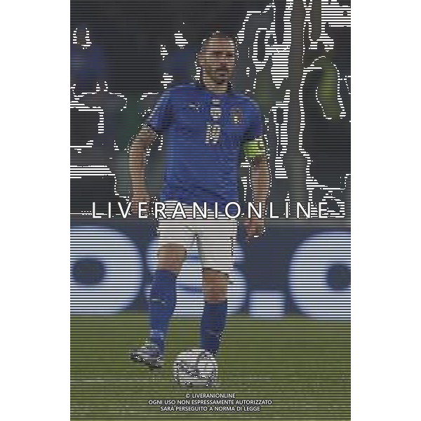 ITALIA vs SVIZZERA Qualificazioni Europee del Gruppo C ai Mondiali del Qatar 2022 12/11/2021 - nella foto: Bonucci Leonardo(Italia)- ©Claudio Zamagni/Agenzi Aldo Liverani s.a.s. Bonucci Leonardo(Italia)- during European Qualifying Round group C of FIFA World Championship of Qatar 2022 between Italy and Swiss at Olympic Stadium on November 12 2021 in Rome photo credit by Claudio Zamagni/Aldo Liverani Photo Agency